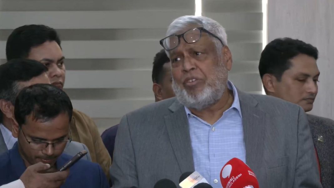 জ্বালানি উপদেষ্টা ফাওজুল কবির খান। ছবি: ভিডিও থেকে নেয়া