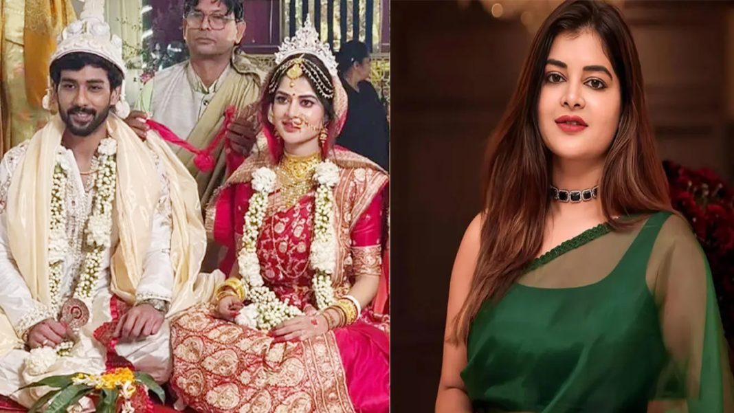 আবারও বিয়ের পিঁড়িতে বসলেন মধুমিতা। ছবি: সংগৃহীত