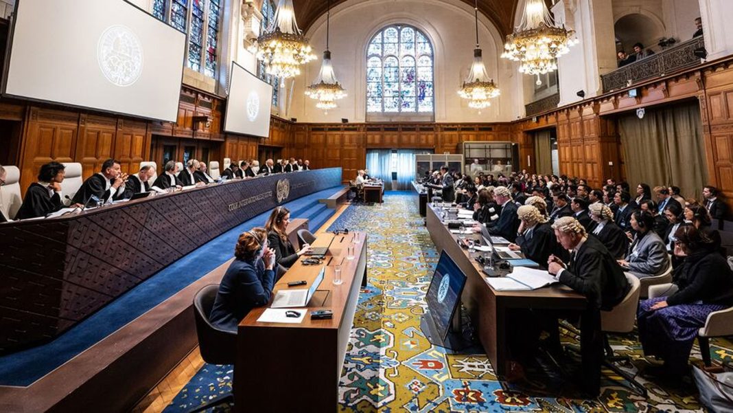 আন্তর্জাতিক বিচার আদালতে গণহত্যার মামলাটির শুনানি শুরু হয়। ছবি: সংগৃহীত