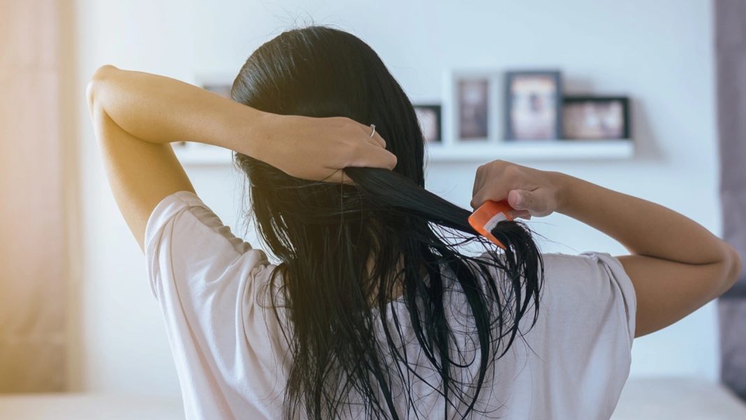 চুল ভেজা অবস্থায় রাখলে তা মাথার ত্বকের জন্য ক্ষতিকর। ছবি: সংগৃহীত