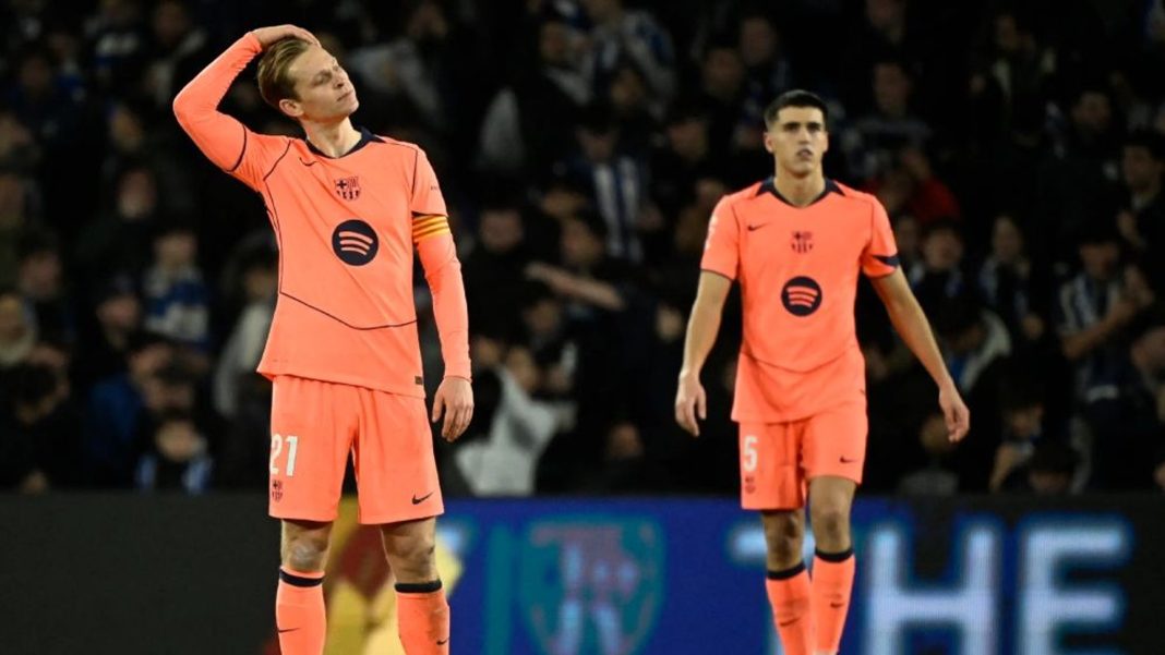 ১১ ম্যাচ পর হারল বার্সেলোনা। ছবি: সংগৃহীত