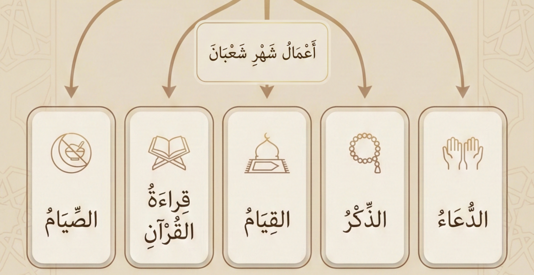 শাবান হলো রজব ও রমজানের মধ্যবর্তী মাস।