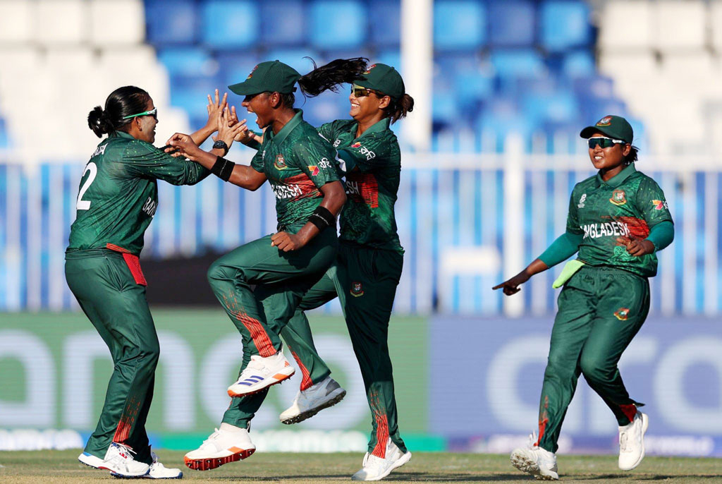 জয় দিয়ে বিশ্বকাপ বাছাইপর্ব শুরু করেছে বাংলাদেশ নারী ক্রিকেট দল। ছবি: বিসিবি
