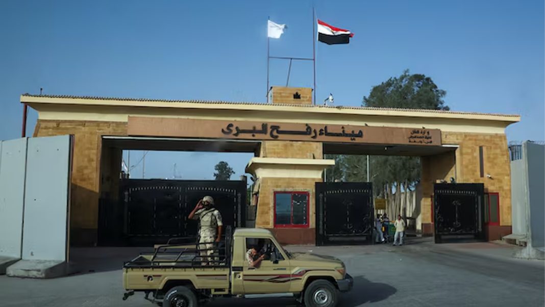 রাফাহ সীমান্ত। ছবি: রয়টার্স