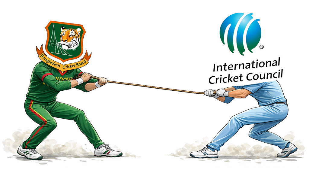 ক্রিকেট আইসিসির ভোটাভুটিতে মাত্র ২ ভোট পেয়েছে বাংলাদেশ রানা আব্বাস, ঢাকা প্রকাশ : ২১ জানুয়ারি ২০২৬, ২০: ০২ আপডেট : ২১ জানুয়ারি ২০২৬, ২০: ০৬ আইসিসির ভোটাভুটিতে মাত্র ২ ভোট পেয়েছে বাংলাদেশ আইসিসির সভায় ২ ভোট পেয়েছে বাংলাদেশ।