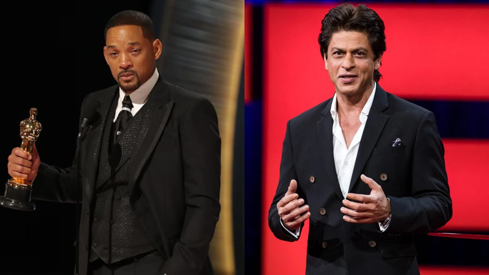 অস্কারজয়ী অভিনেতা উইল স্মিথ ও শাহরুখ খান। ছবি: সংগৃহীত