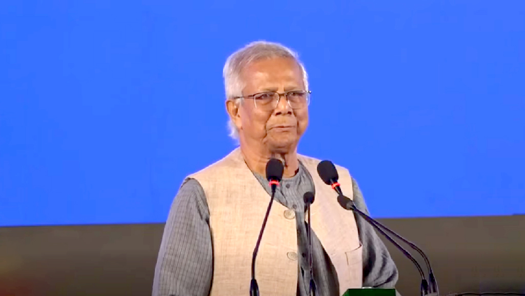 ‘ডিজিটাল ডিভাইস অ্যান্ড ইনোভেশন এক্সপো-২০২৬’-এর উদ্বোধন করেন প্রধান উপদেষ্টা। ছবি: স্ক্রিনশট