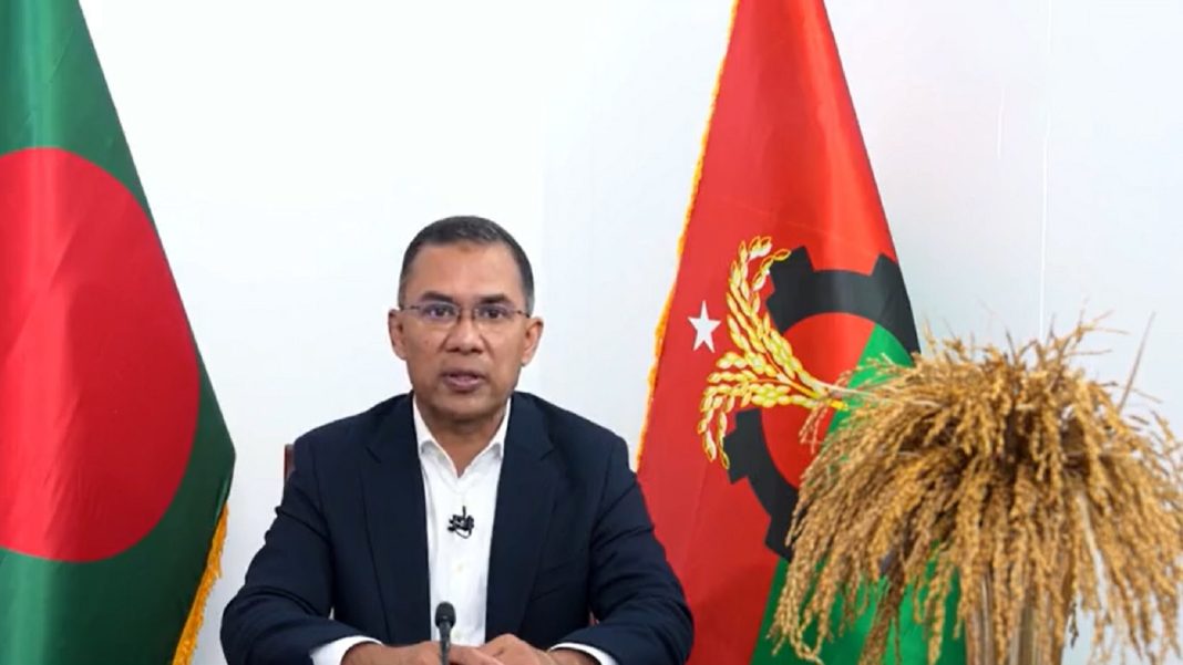 বিএনপির চেয়ারম্যান তারেক রহমান।