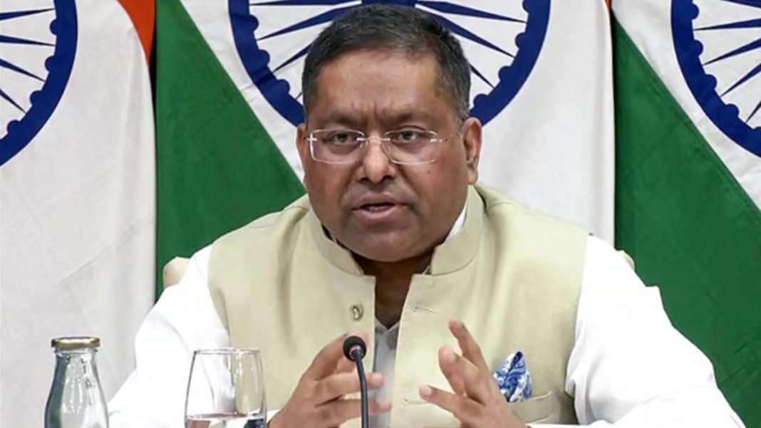 ভারতের পররাষ্ট্র মন্ত্রণালয়ের মুখপাত্র রণধীর জয়সওয়াল। ছবি: সংগৃহীত